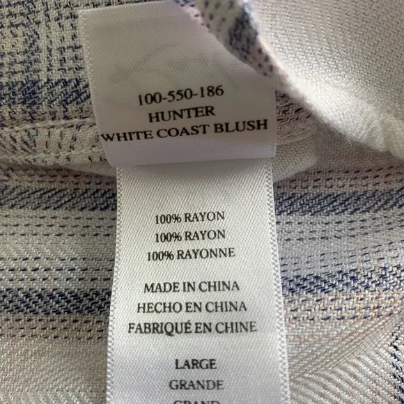 Rails 'Hunter White Coast Blush' plaid button down shirt - Picture 7 of 8